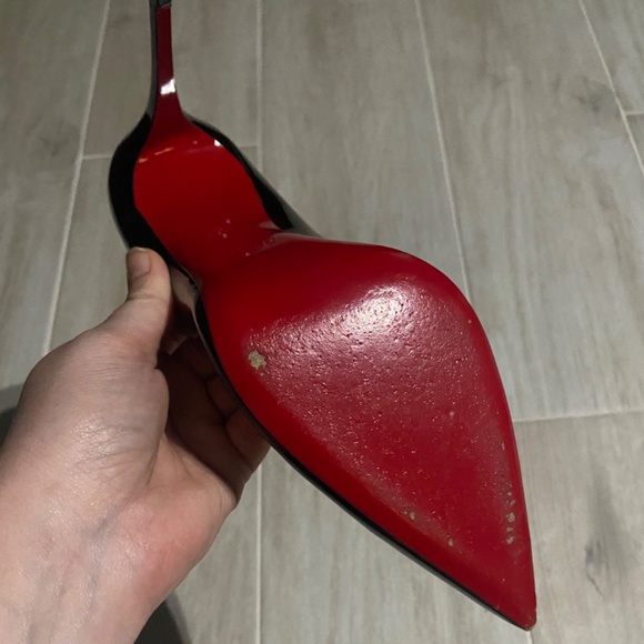 Christian Louboutin Black Kate Heels - Size 40.5  ***Only Worn Once!*** - Picture 4 of 12